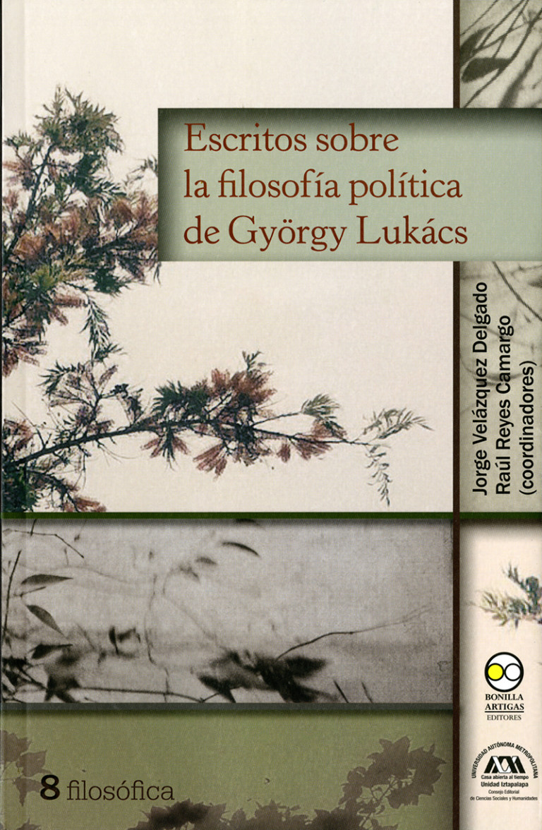 Portada: Escritos sobre la filosofía política de György Lukács