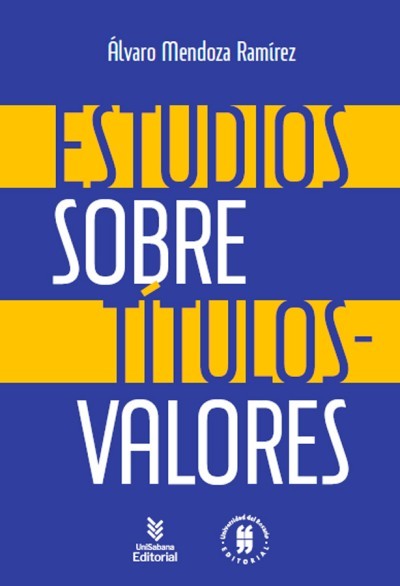Portada: Estudios sobre títulos-valores