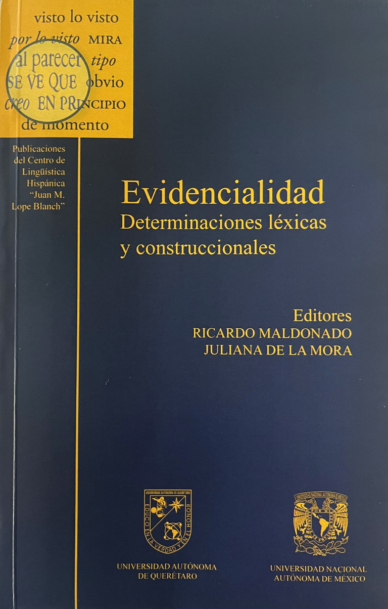 Portada: Evidencialidad