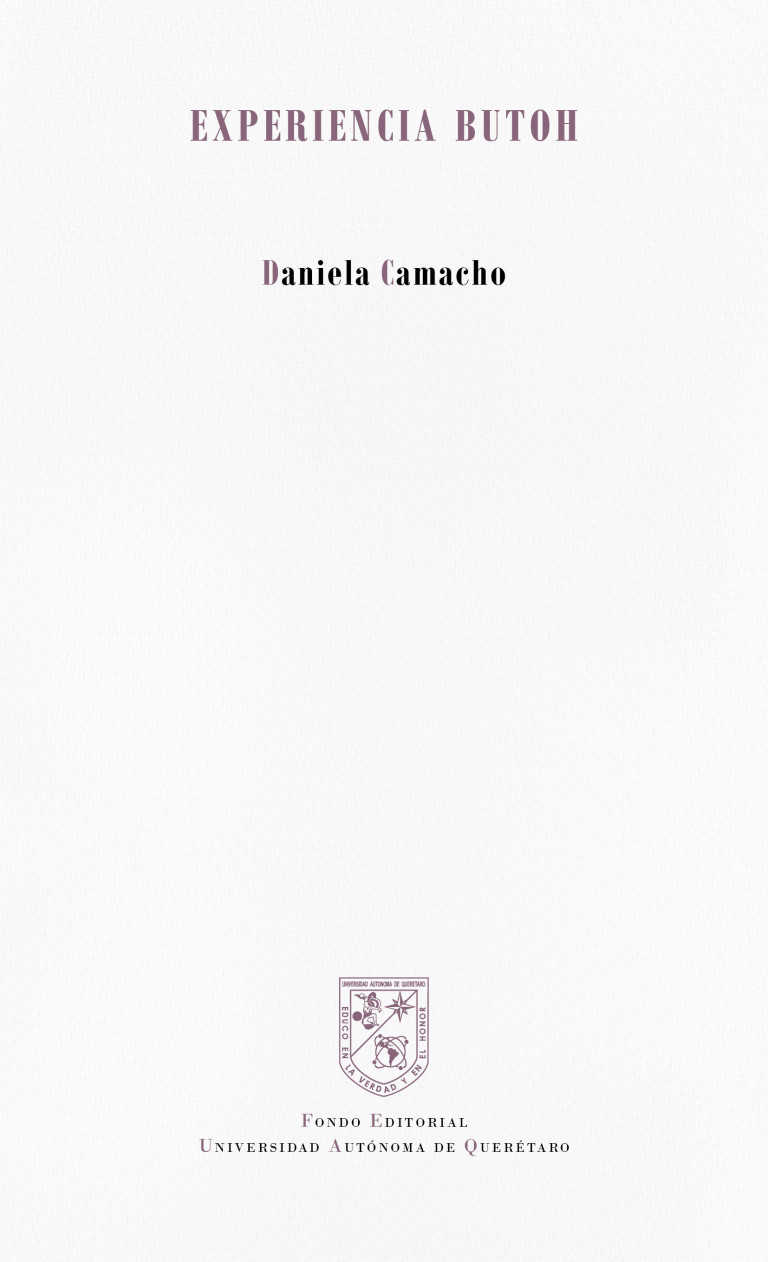 Portada: Experiencia Butoh