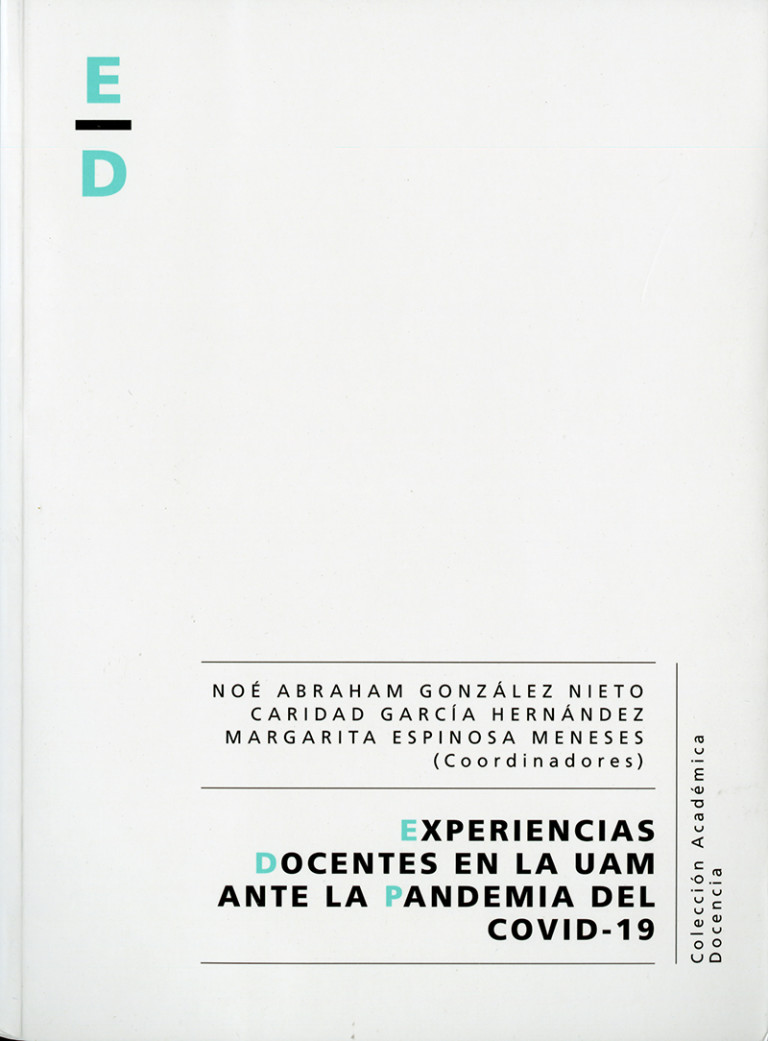 Portada: Experiencias docentes en la UAM ante la pandemia del COVID-19