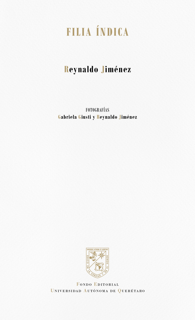 Portada: Filia índica