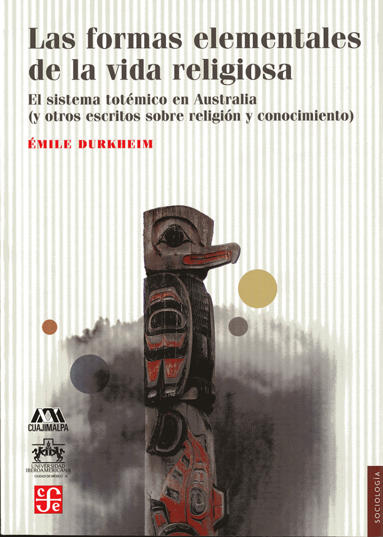 Portada: Formas elementales de la vida religiosa, Las