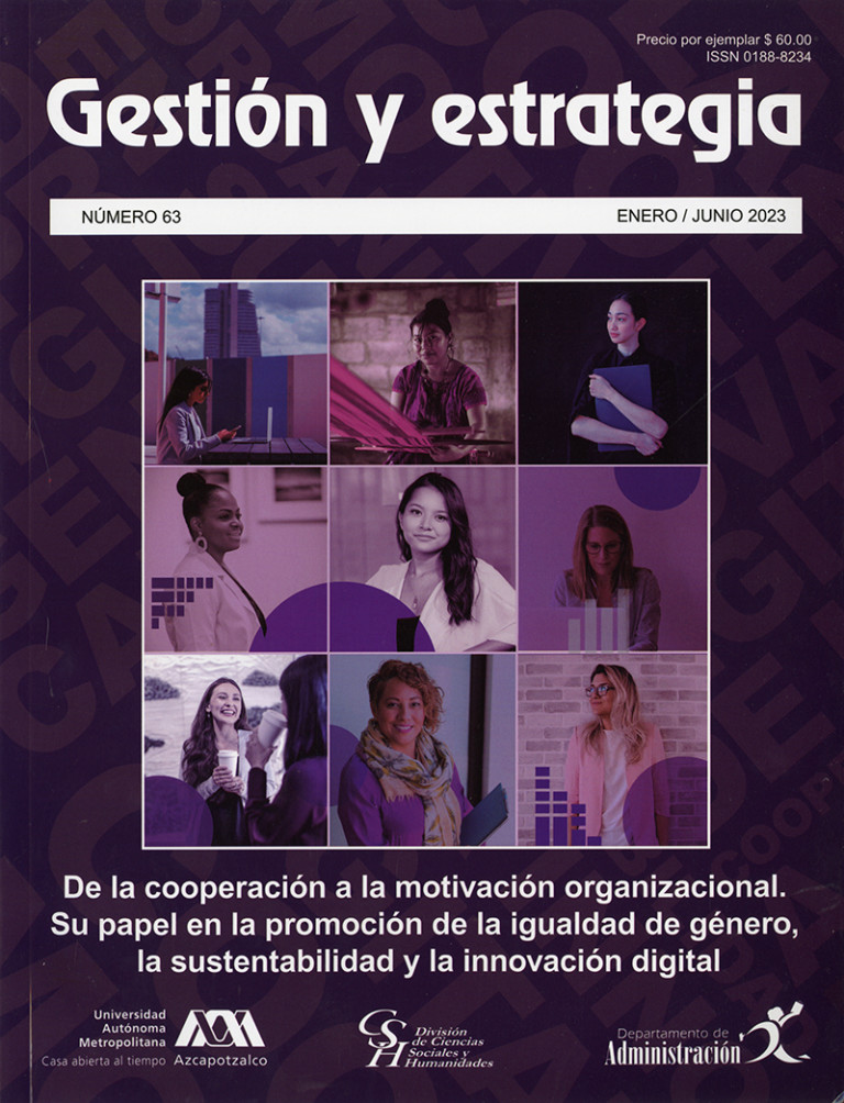 Portada: Gestión y estrategia 63