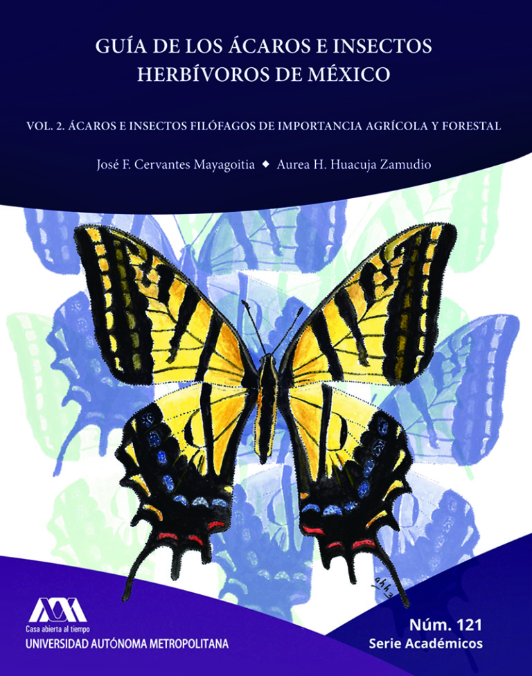 Portada: Guía de los ácaros e insectos herbívoros de México, volumen II