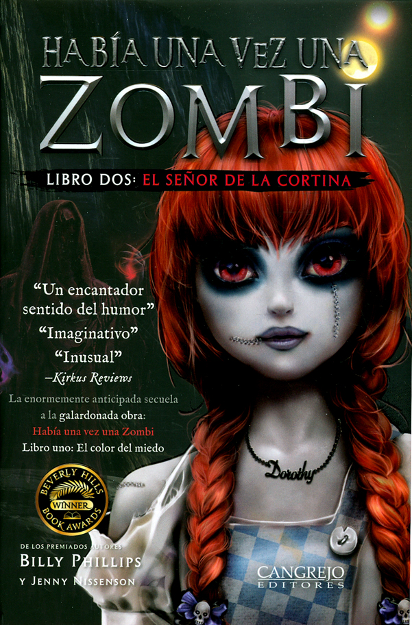 Portada: Había una vez una zombie libro dos: El señor de la cortina