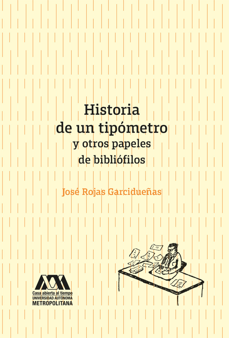 Portada: Historia de un tipómetro y otros papeles de bibliófilos