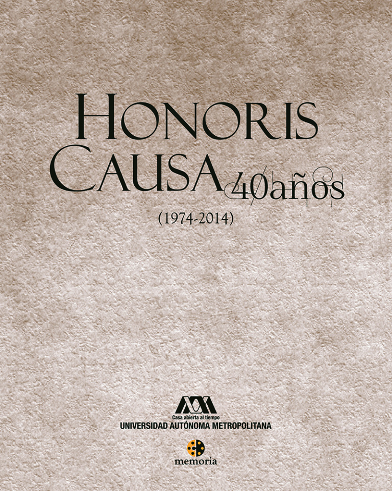 Portada: Honoris Causa. 40 años