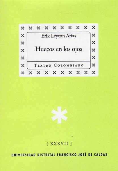 Portada: Huecos en los ojos