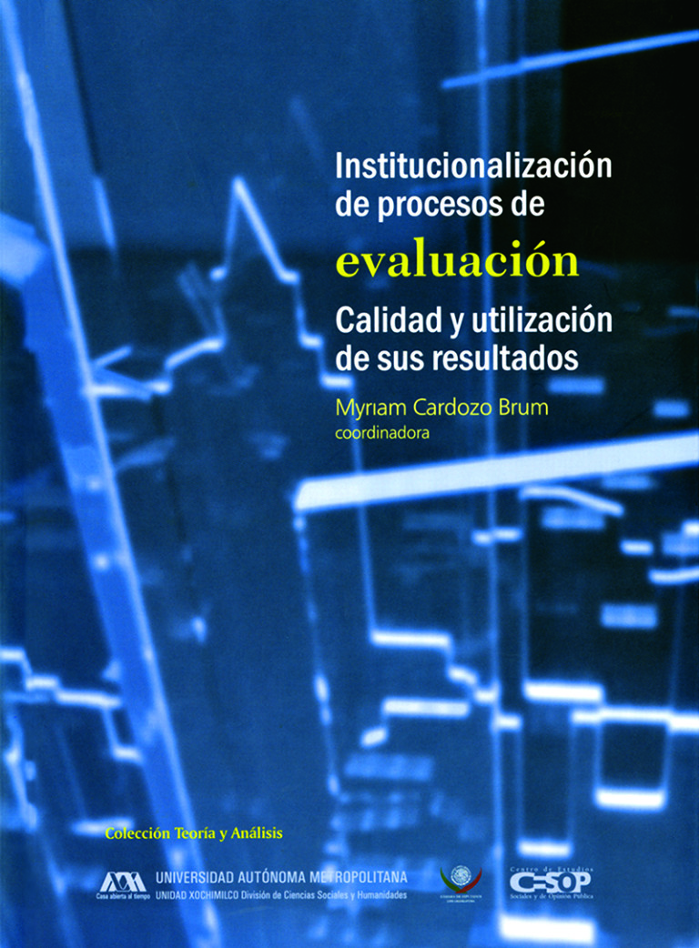 Portada: Institucionalización de procesos de evaluación