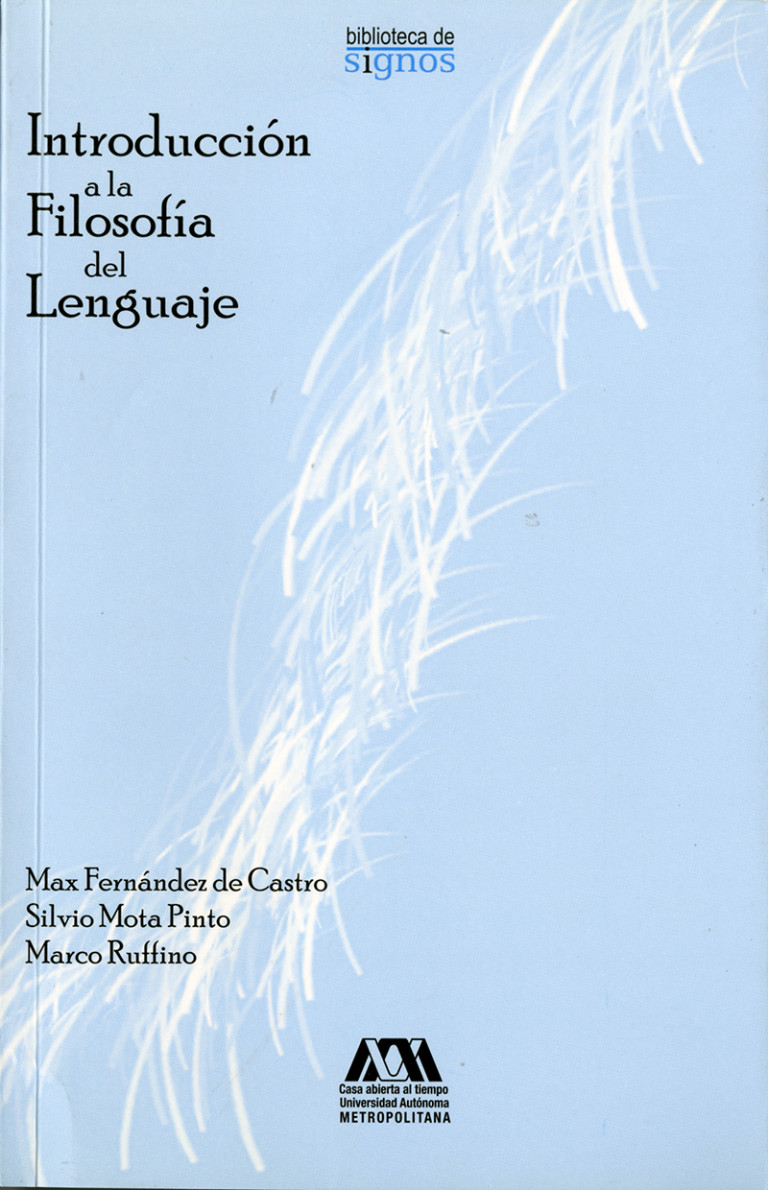 Portada: Introducción a la filosofía del lenguaje