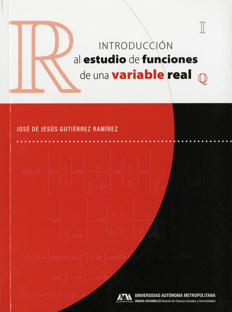 Portada: Introducción al estudio de funciones de una variable real