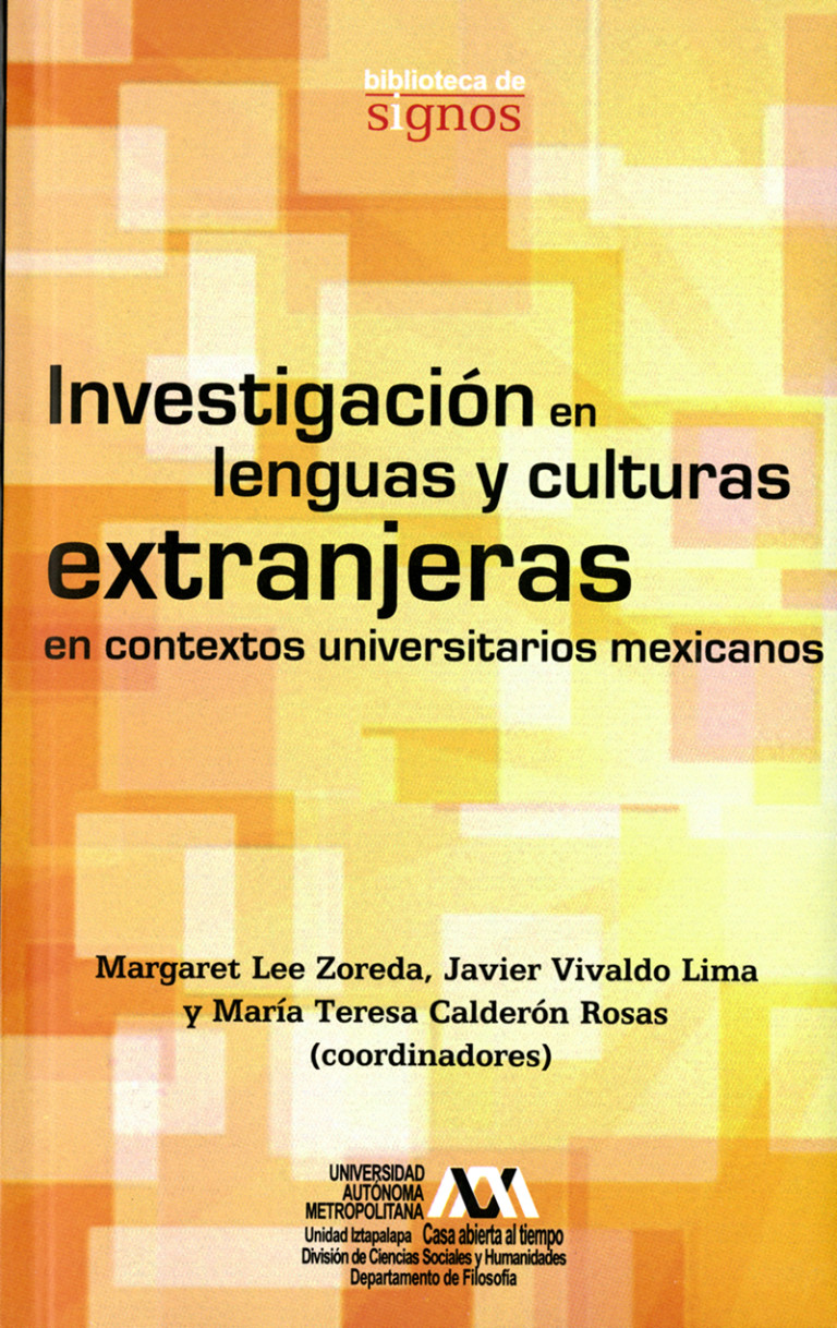 Portada: Investigación en lenguas y culturas extranjeras en contextos universitarios mexicanos