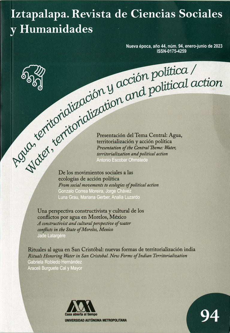 Portada: Iztapalapa. Revista de Ciencias Sociales y Humanidades 94
