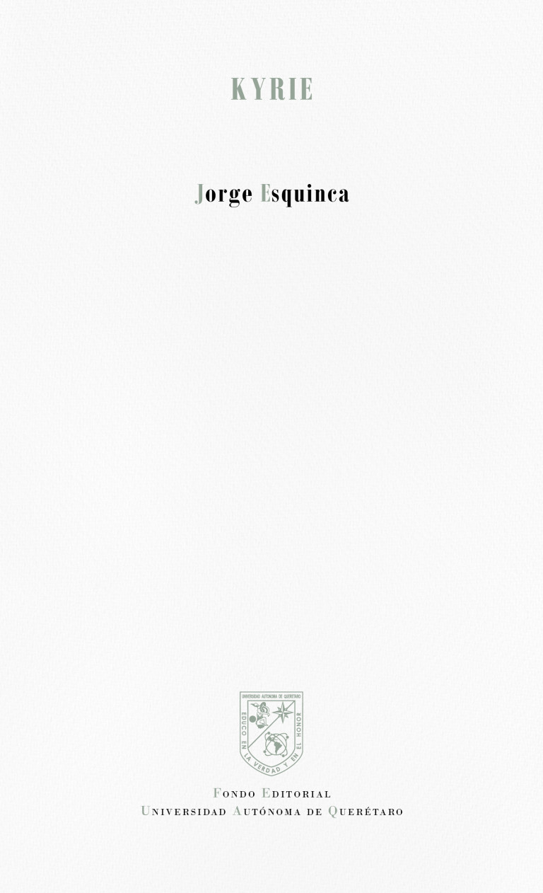 Portada: Kyrie