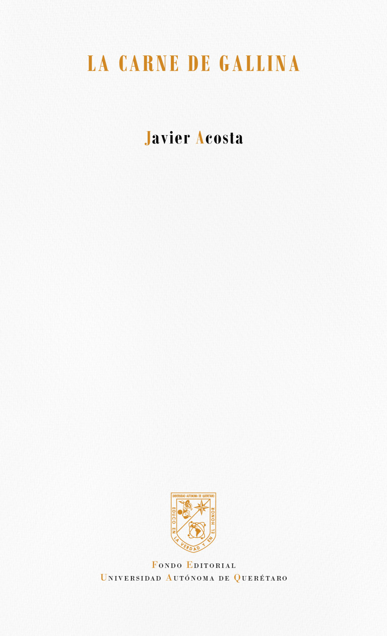 Portada: La carne de gallina