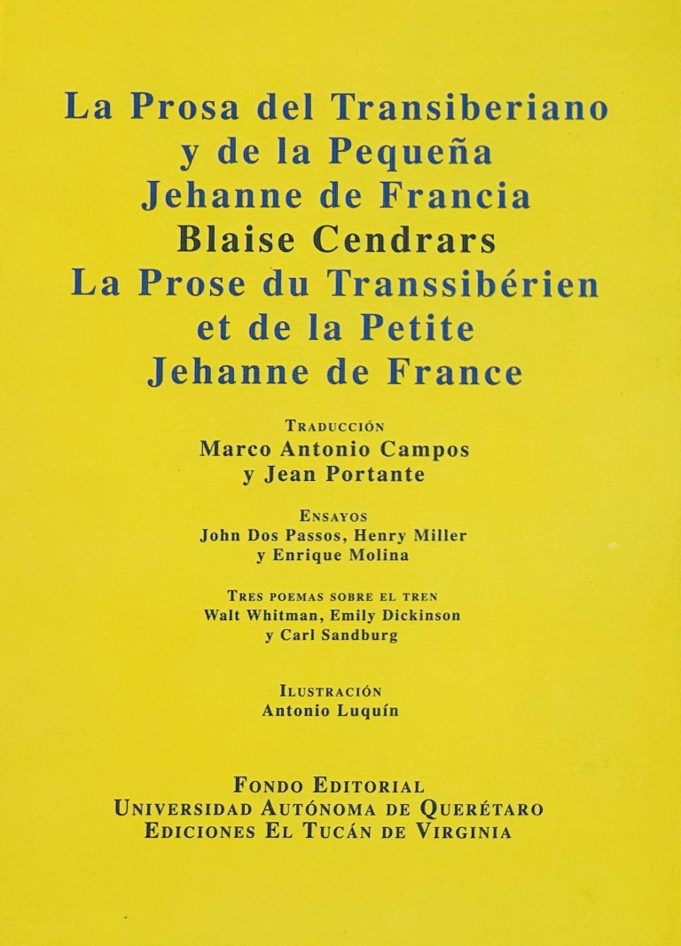 Portada: La Prosa del Transiberiano y de la Pequeña Jehanne de Francia