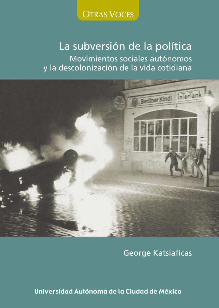 Portada: La subversión de la política