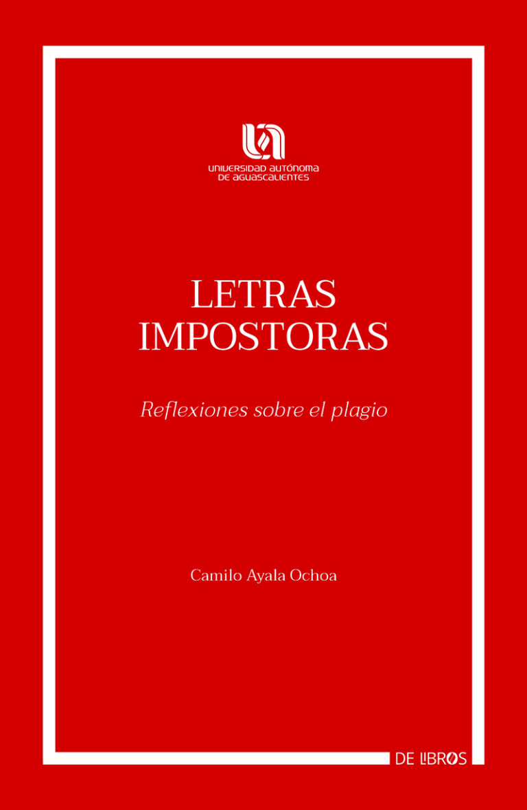 Portada: LETRAS IMPOSTORAS