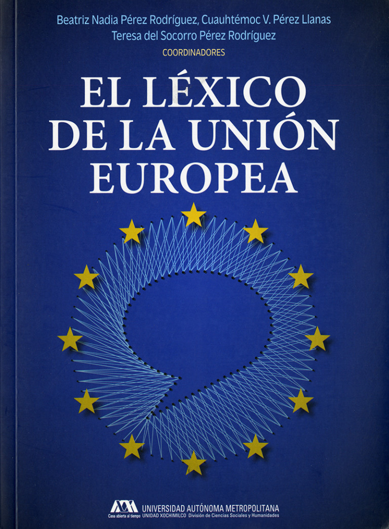 Portada: Léxico de la Unión Europea, El