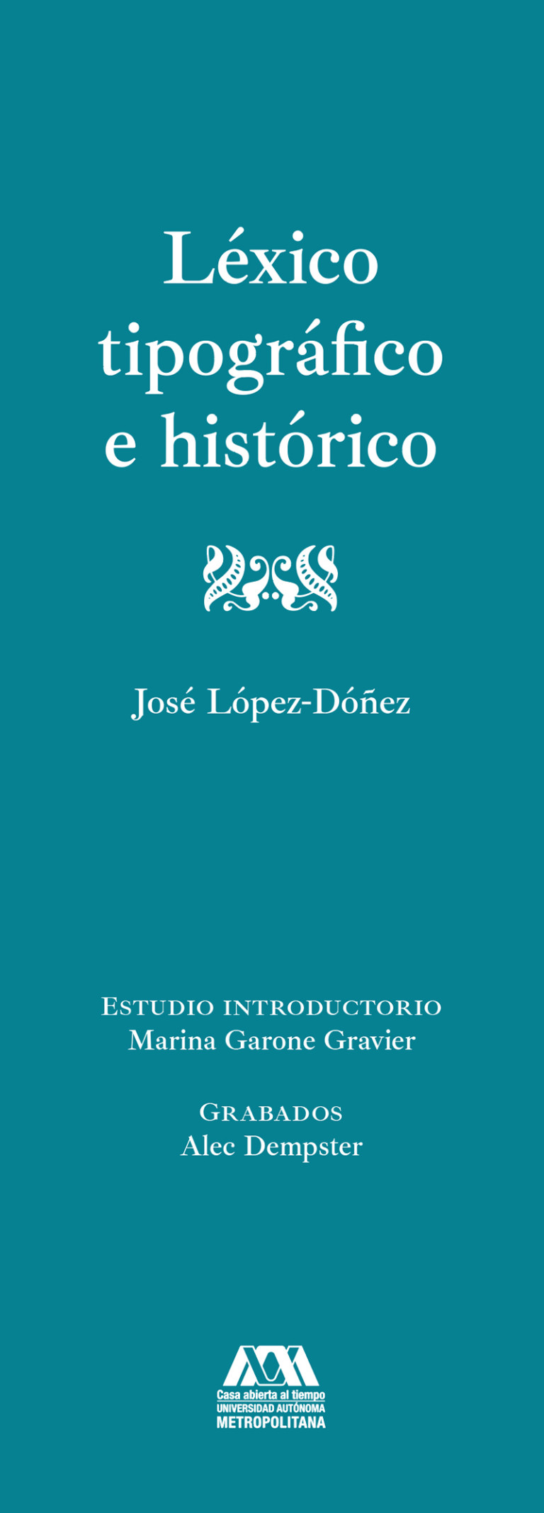 Portada: Léxico tipográfico e histórico