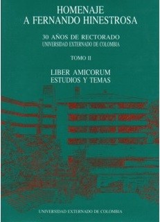 Portada: Liber Amicorum. Estudios y temas. Homenaje a Fernando Hinestrosa. Tomo II