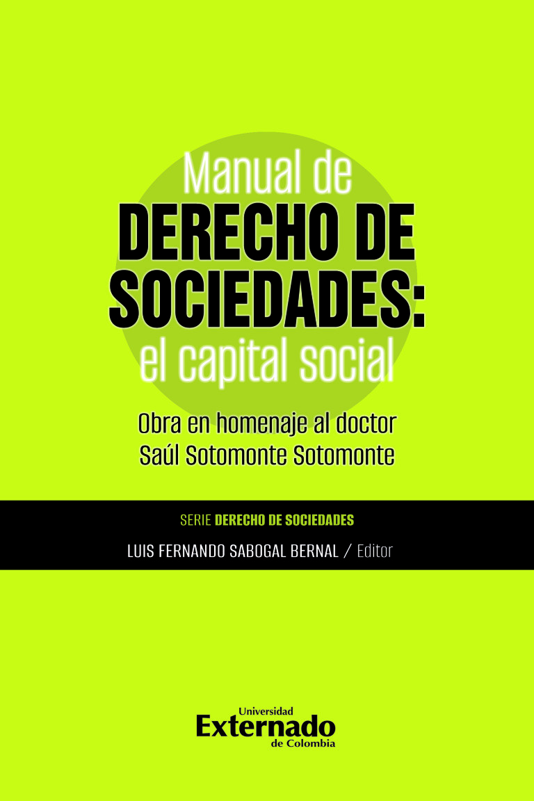 Manual de derecho de sociedades