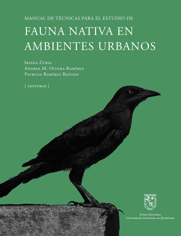 Portada: Manual de técnicas para el estudio de fauna nativa en ambientes urbanos