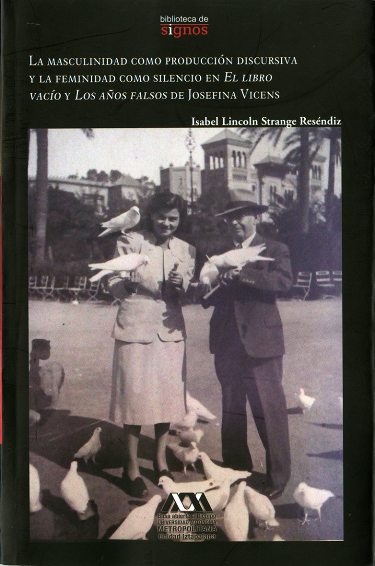 Portada: Masculinidad como producción discursiva y la feminidad como silencio en El vacío y Los años falsos de Josefina Vicens, La