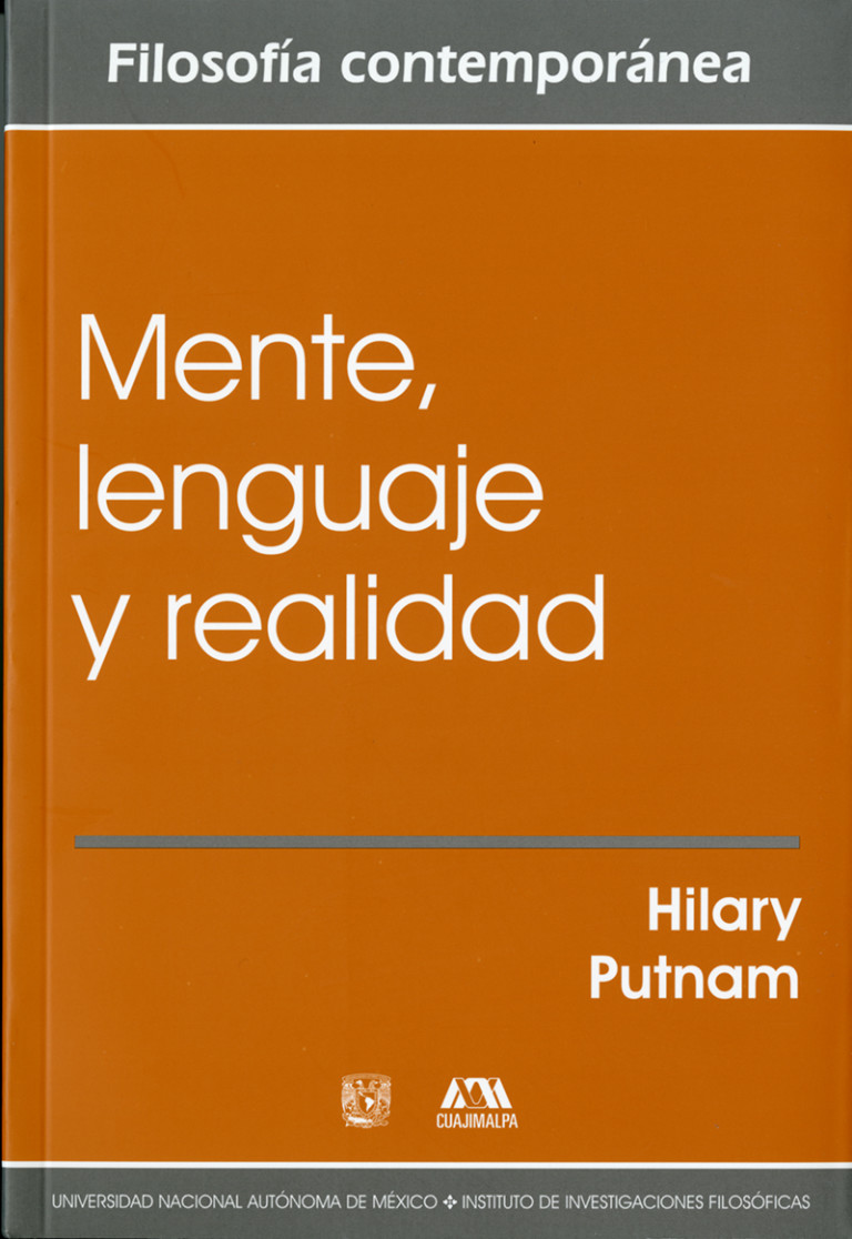 Portada: Mente, lenguaje y realidad