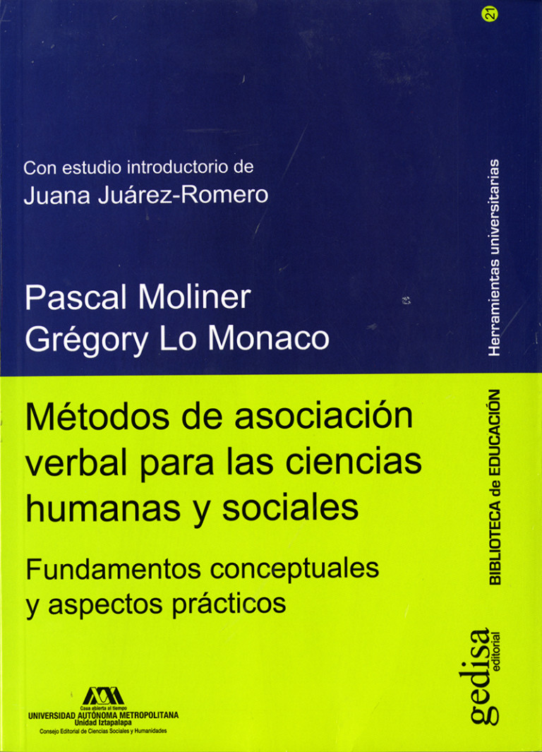 Portada: Métodos de asociación verbal para las ciencias humanas y sociales