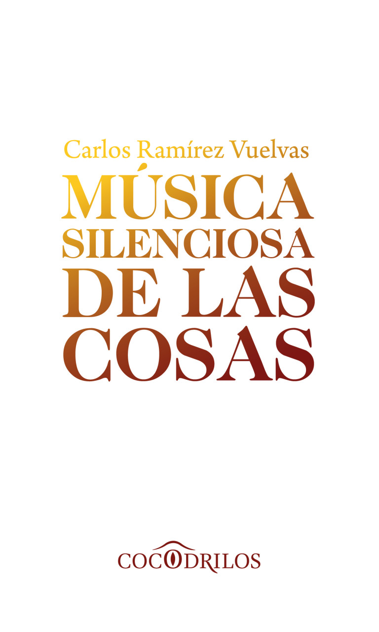 Portada: Música silenciosa de las cosas