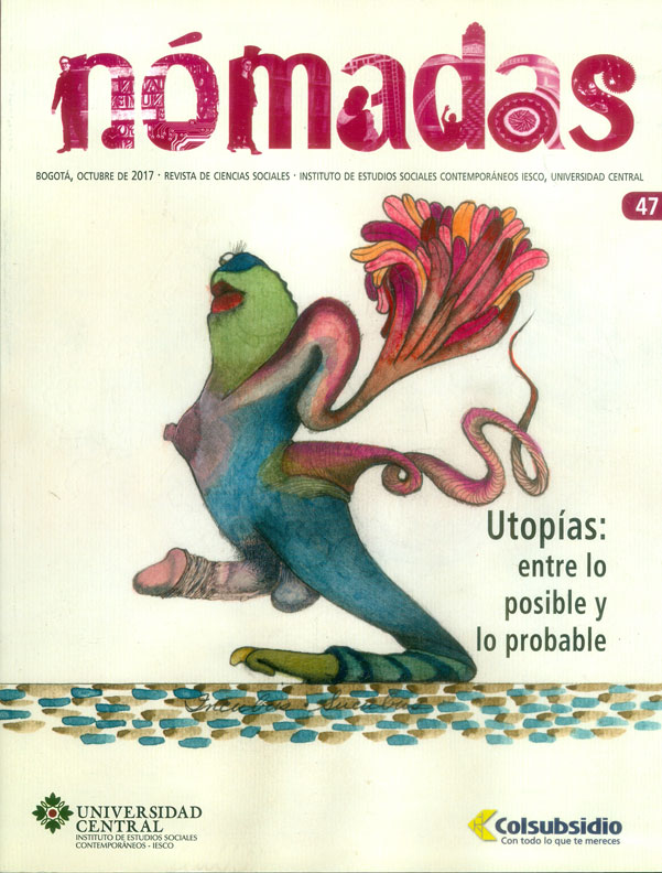 Portada: Nómadas No. 47 Utopías: entre lo posible y lo probable