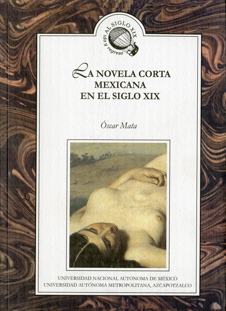 Portada: Novela corta mexicana en el siglo XIX, La