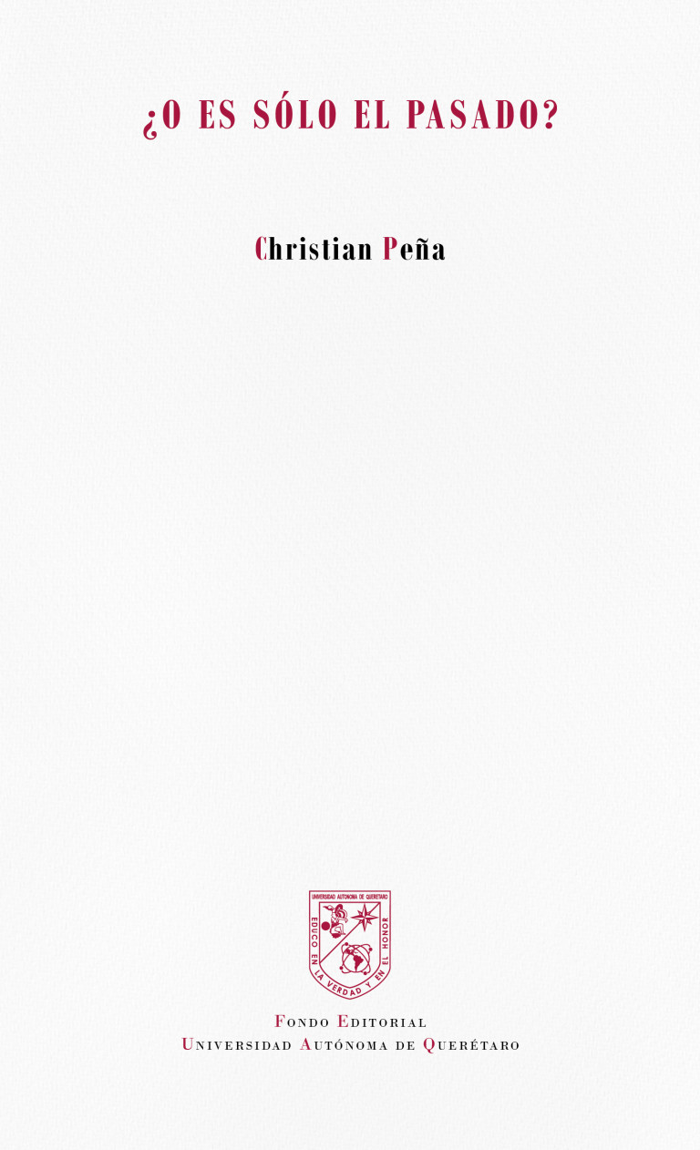 Portada: ¿O es sólo el pasado?