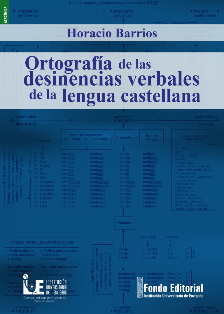 Portada: Ortografía de las desinencias verbales de la lengua castellana