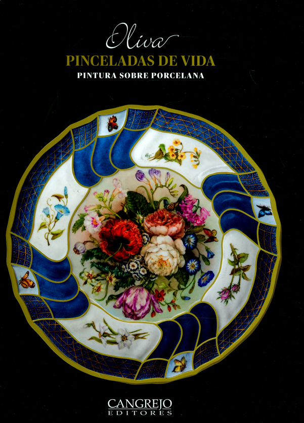 Portada: Pinceladas de vida. Pintura sobre porcelana
