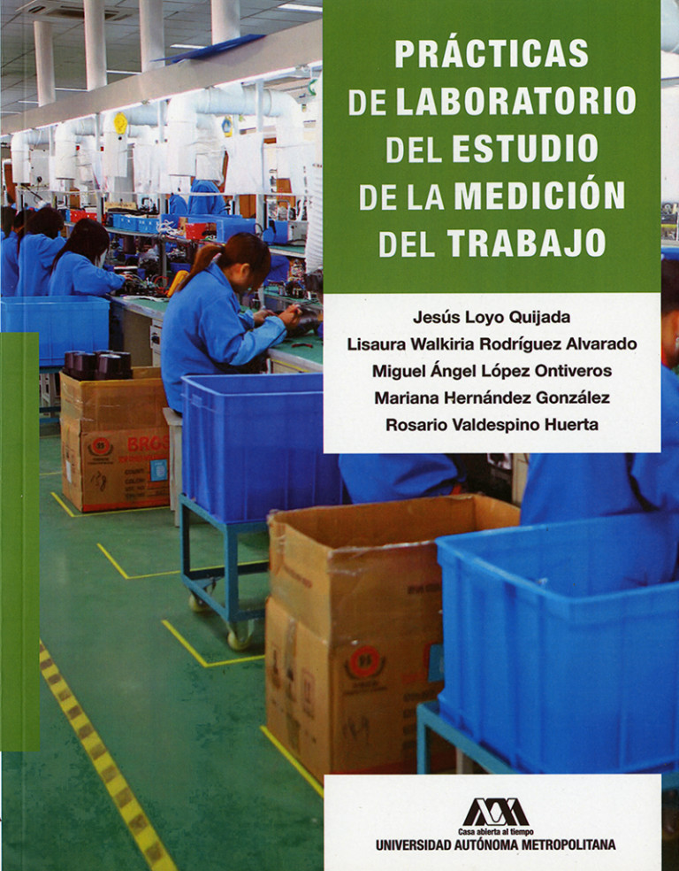 Portada: Prácticas de laboratorio del estudio de la medición del trabajo