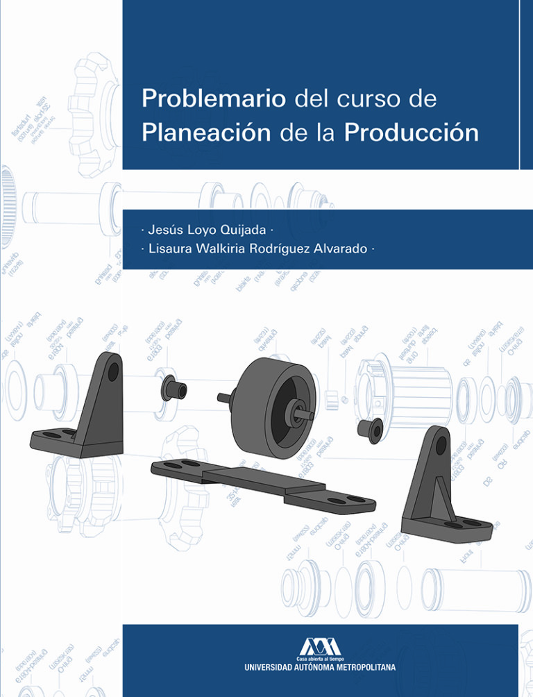Portada: Problemario del curso de planeación de la producción