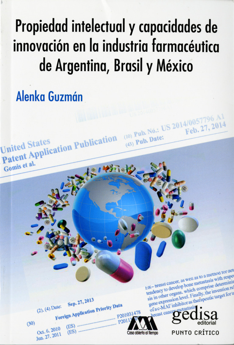 Portada: Propiedad intelectual y capacidades de innovación en la industria farmacéutica de Argentina, Brasil y México