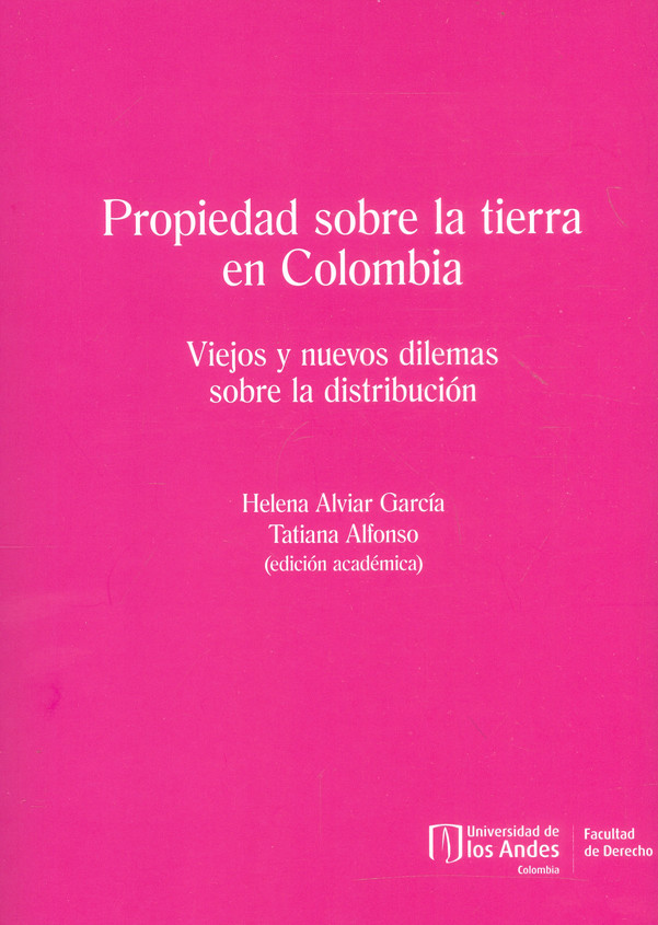 Portada: Propiedad sobre la tierra en Colombia