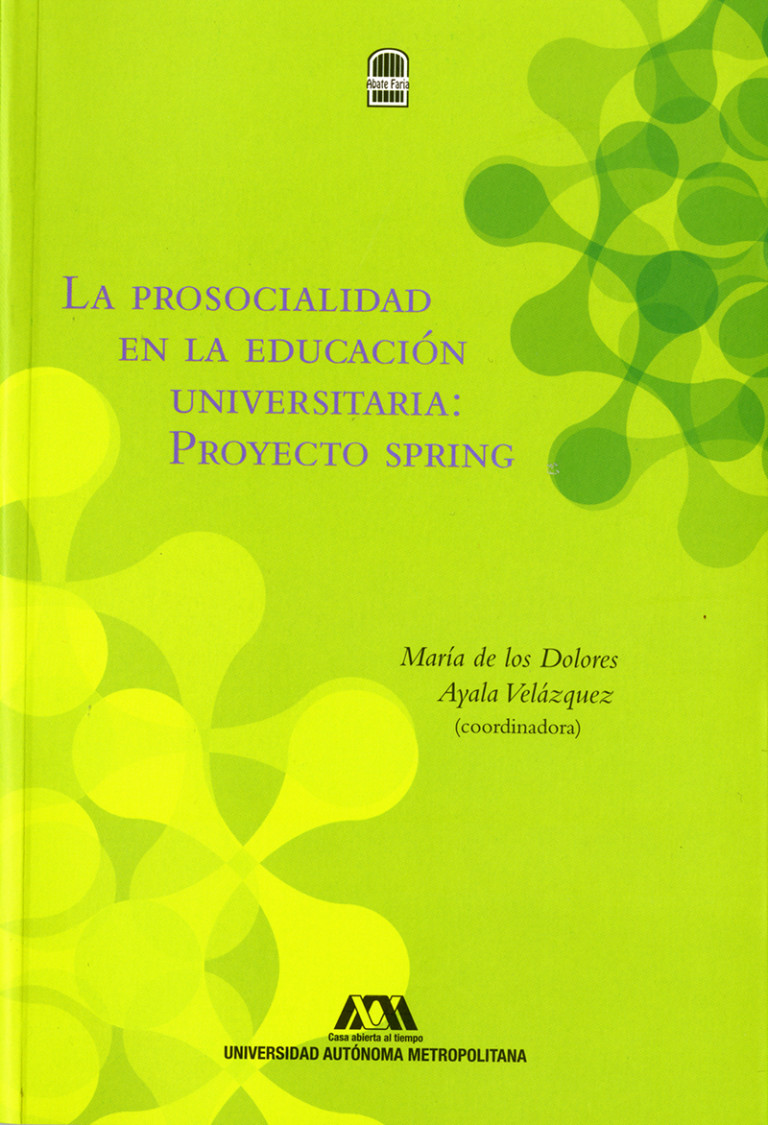 Portada: Prosocialidad en la educación universitaria, La