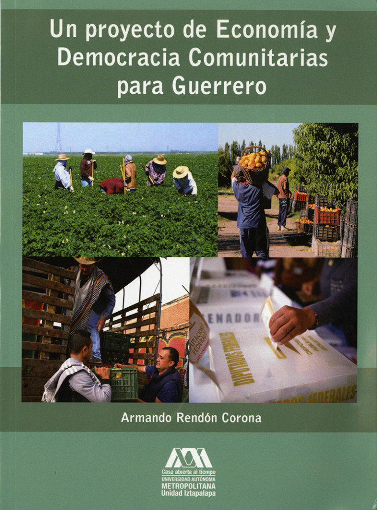 Portada: Proyecto de economía y democracia comunitarias para Guerrero, Un