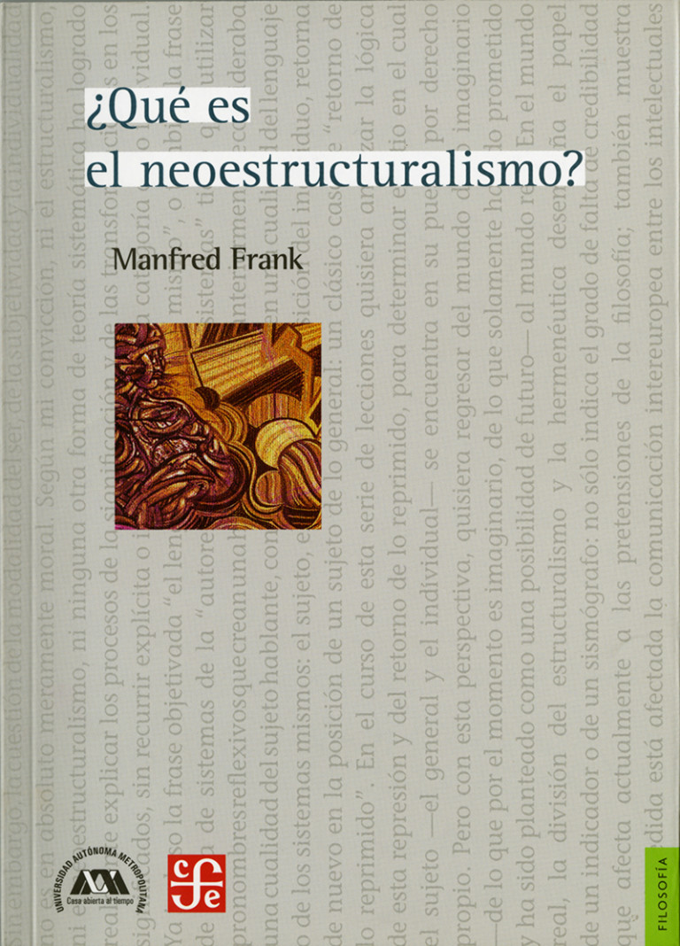 Portada: ¿Qué es el neoestructuralismo?
