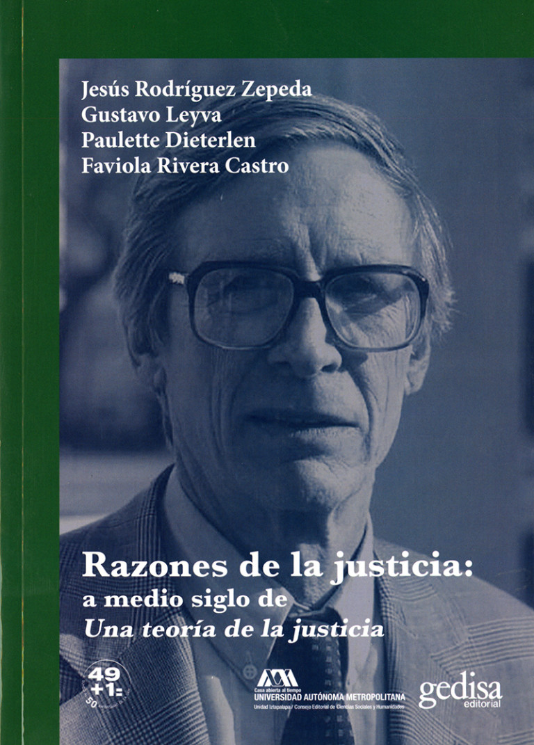 Portada: Razones de la justicia: a medio siglo de Una teoría de la justicia