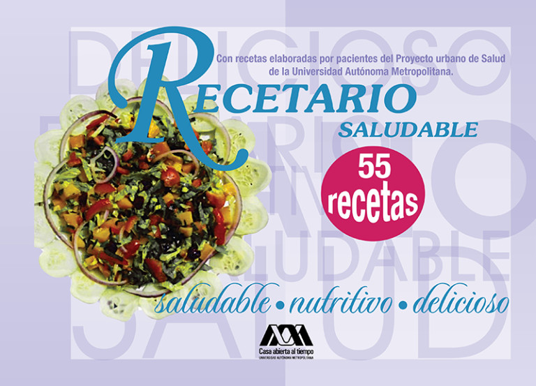 Portada: Recetario saludable
