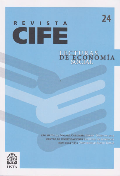 Portada: Revista CIFE: Lecturas de Economía Social No. 24