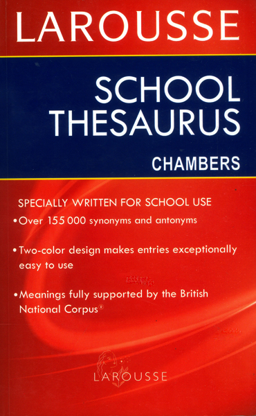 Portada: School thesaurus chambers