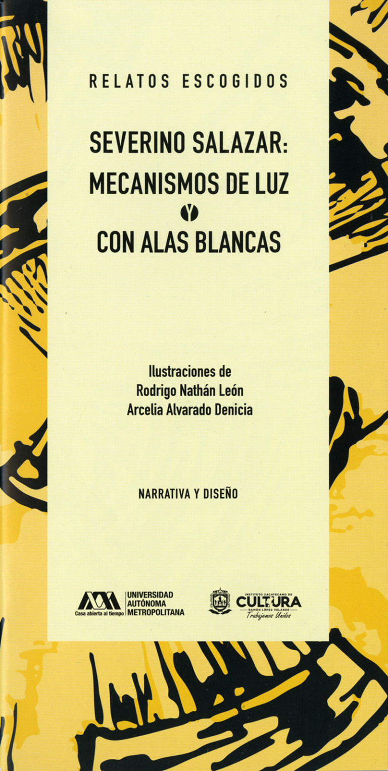 Portada: Severino Salazar: Mecanismos de luz y Con alas blancas