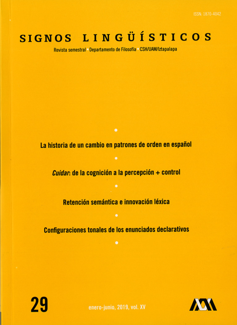 Portada: Signos lingüísticos 29